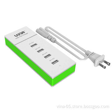 2014 new products 4-port USB power adapters for iPhone, iPad, Samsung and Android smart phone